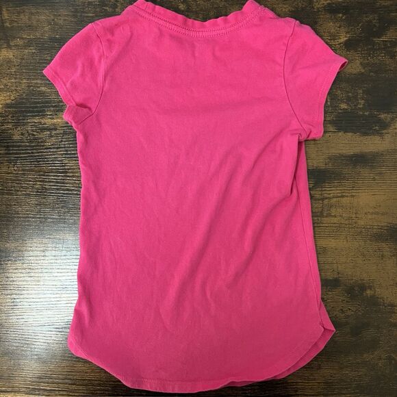 Nike Girls Youth Pink T-Shirt Size 6X Athletic Tee - Picture 4 of 4